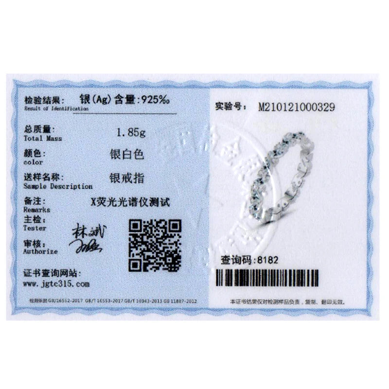 Anelli da donna Ailmay in autentico argento sterling 925 con zirconi cubici, classici e di lusso, perfetti per matrimoni e occasioni speciali.