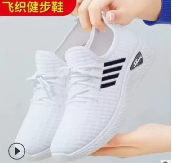 Scarpe da corsa da donna, scarpe da ginnastica per adulti, scarpe a rete, scarpe da ginnastica comode e morbide da donna, scarpe casual traspiranti