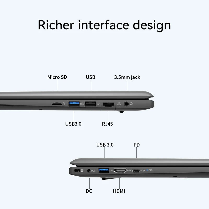 Laptop da 16 pollici con processore Intel Core i5, risoluzione 1240p, display IPS 2.5K, Windows 11, notebook portatile Adreamer, 16 GB di RAM, SSD da 1 TB.
