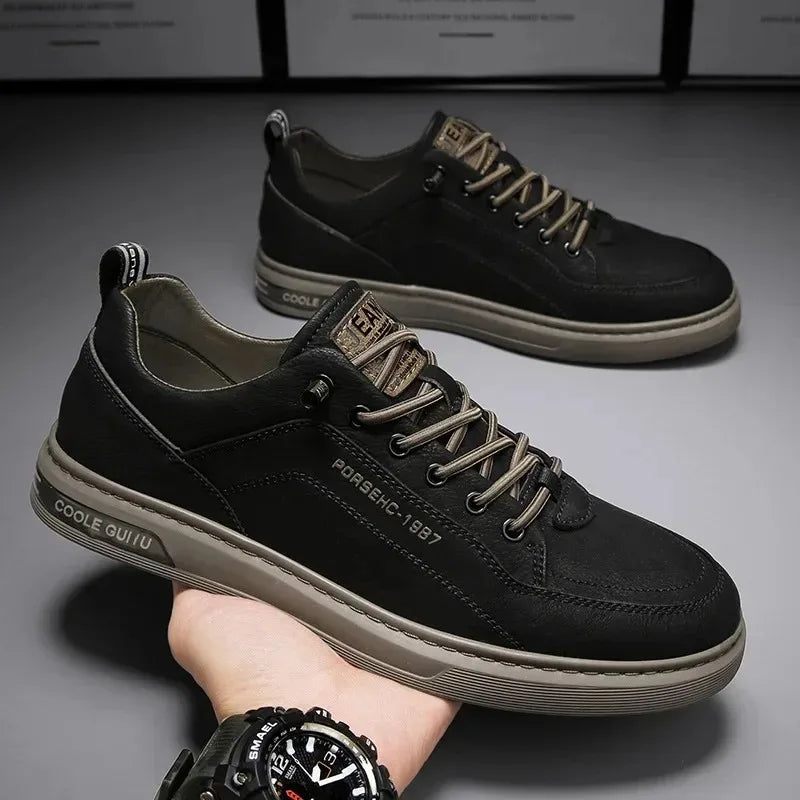 Nuove scarpe in tessuto versatili e di tendenza da uomo, nuove scarpe bianche traspiranti per la primavera, scarpe sportive e per il tempo libero da uomo, scarpe alla moda