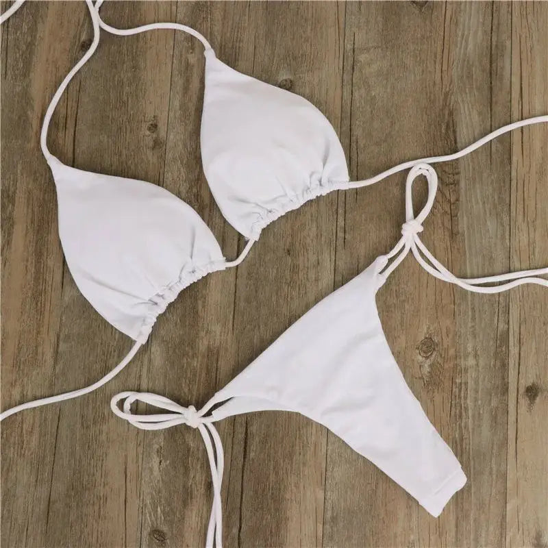 Costume da bagno estivo da donna, bikini sexy, set bikini push-up con reggiseno imbottito e perizoma, due pezzi, costume da bagno da spiaggia, costumi da bagno sexy da donna