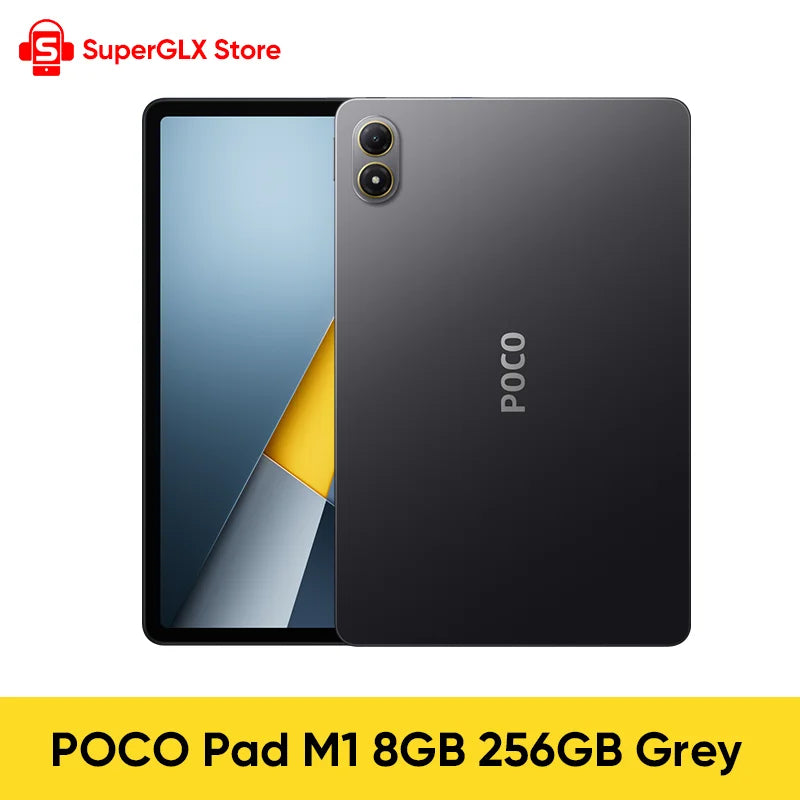 Nuovo tablet POCO Pad M1 versione globale con Snapdragon 7s Gen 4, display da 12,1" a 120Hz con risoluzione 2.5K, batteria da 12000 mAh con ricarica rapida da 33 W, 8 GB di RAM e 256 GB di memoria interna.
