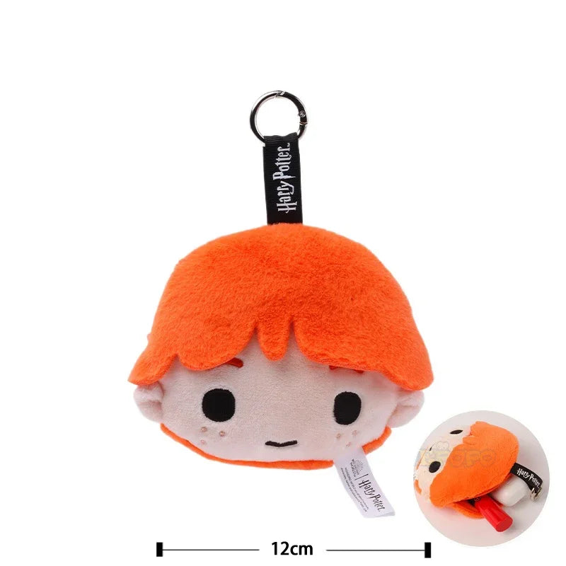 12cm Harry Potter Hanging Purses Christmas Tree Decor Cartoon Hermione Malfoy Ron Drop Ornaments