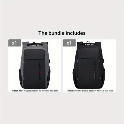 Zaino antifurto da uomo per laptop, borsa da viaggio capiente per lavoro, borsa a tracolla