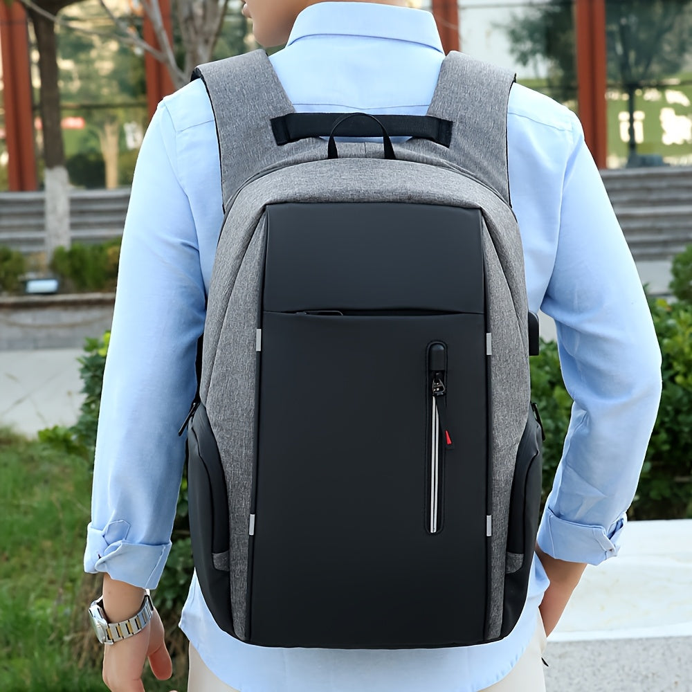 Zaino antifurto da uomo per laptop, borsa da viaggio capiente per lavoro, borsa a tracolla