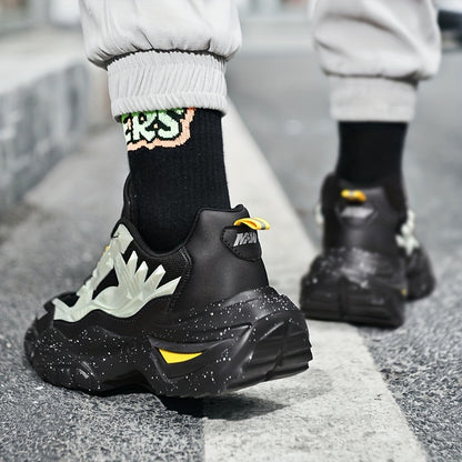 Scarpe da corsa traspiranti da uomo - Sneakers leggere con suola in TPU ammortizzata, chiusura con lacci, suola in gomma antiscivolo - Ideali per palestra, jogging e allenamento in tutte le stagioni, design a righe, calzata comoda, perfette per gli appass