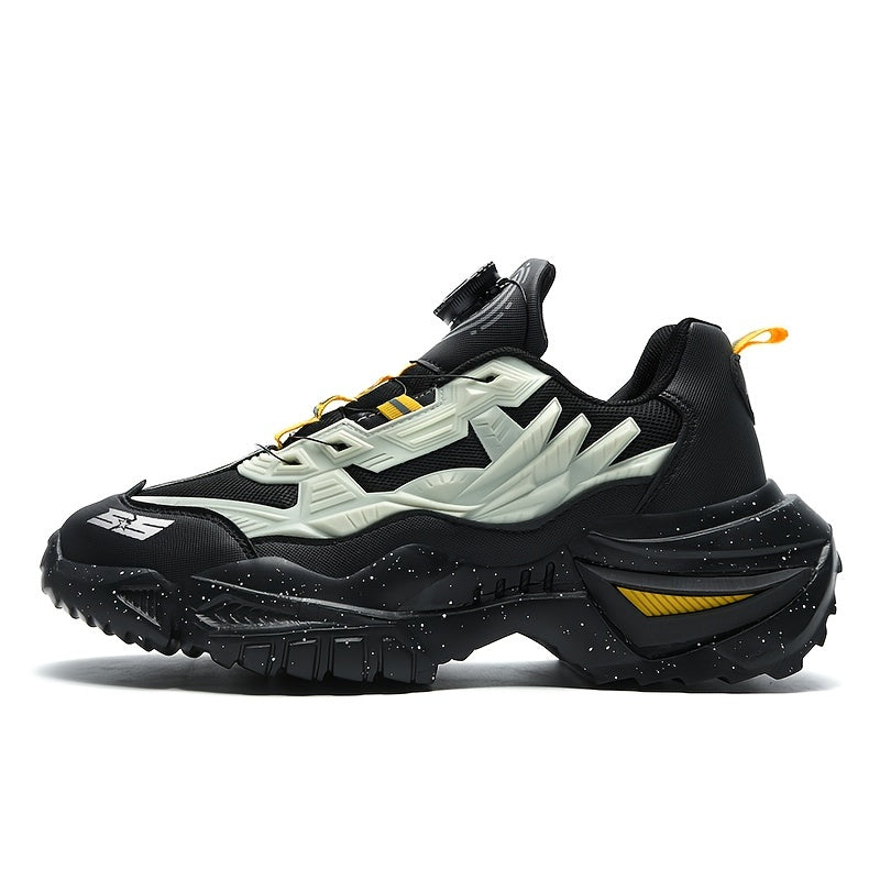 Scarpe da corsa traspiranti da uomo - Sneakers leggere con suola in TPU ammortizzata, chiusura con lacci, suola in gomma antiscivolo - Ideali per palestra, jogging e allenamento in tutte le stagioni, design a righe, calzata comoda, perfette per gli appass
