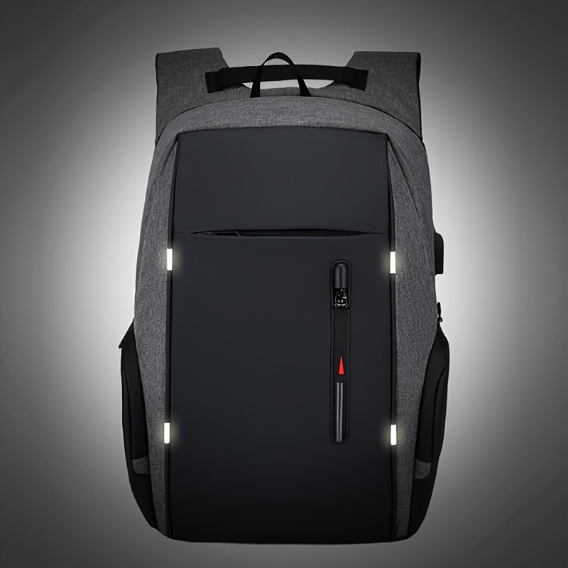 Zaino antifurto da uomo per laptop, borsa da viaggio capiente per lavoro, borsa a tracolla
