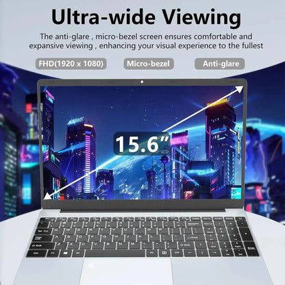 Computer portatile Windows 11 Pro da 15,6" del 2026 con processore Intel Core i9 10980HK, 16 GB di RAM e 1 TB di spazio di archiviazione, ideale per ufficio e sblocco tramite impronta digitale.