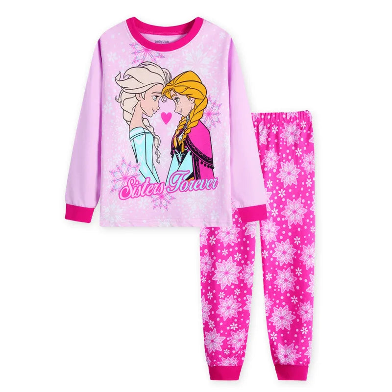 Nuovi set di pigiami per bambini primavera autunno, abbigliamento per ragazzi, pigiami di Lightyear, set di Cars, pigiami di cotone per ragazze di Minnie e Tigger.