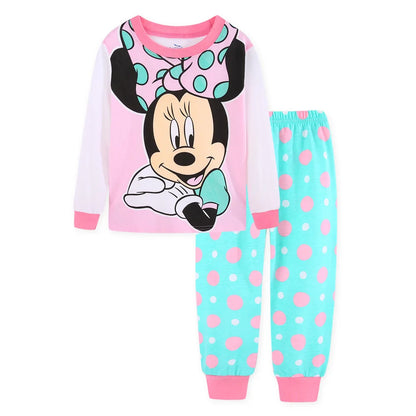 Nuovi set di pigiami per bambini primavera autunno, abbigliamento per ragazzi, pigiami di Lightyear, set di Cars, pigiami di cotone per ragazze di Minnie e Tigger.