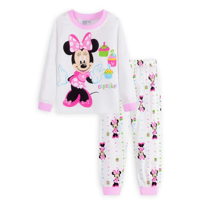 Nuovi set di pigiami per bambini primavera autunno, abbigliamento per ragazzi, pigiami di Lightyear, set di Cars, pigiami di cotone per ragazze di Minnie e Tigger.
