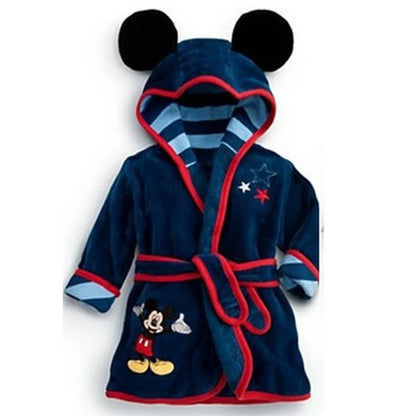 Autunno Inverno Pigiama Bambini Infantil Topolino Minnie Bambini Caldo Pigiama Ragazzi Pigiama Ragazze Pigiama Ragazze Pigiama Animali Abbigliamento da notte in flanella Accappatoio