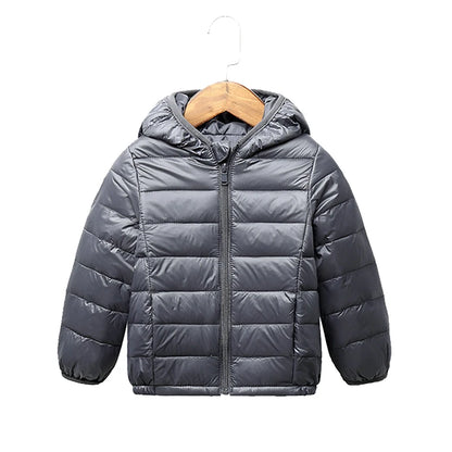 2-9Y NUOVE giacche per bambini e bambine, piumino d'anatra bianco, giacca sportiva invernale alla moda, capospalla, giacca per bambini, abbigliamento per bambine, cappotto invernale caldo