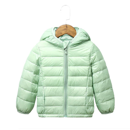 2-9Y NUOVE giacche per bambini e bambine, piumino d'anatra bianco, giacca sportiva invernale alla moda, capospalla, giacca per bambini, abbigliamento per bambine, cappotto invernale caldo