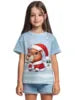 T-shirt a maniche corte con scollo rotondo da ragazza, modello coreano, vestibilità ampia, casual e versatile, estate 2025.