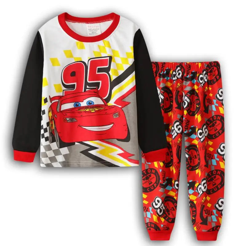 Nuovi set di pigiami per bambini primavera autunno, abbigliamento per ragazzi, pigiami di Lightyear, set di Cars, pigiami di cotone per ragazze di Minnie e Tigger.