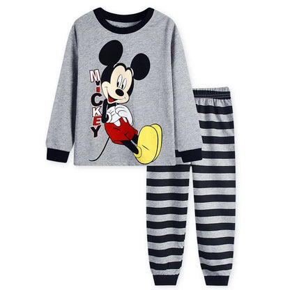 Nuovi set di pigiami per bambini primavera autunno, abbigliamento per ragazzi, pigiami di Lightyear, set di Cars, pigiami di cotone per ragazze di Minnie e Tigger.