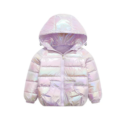 2-9Y NUOVE giacche per bambini e bambine, piumino d'anatra bianco, giacca sportiva invernale alla moda, capospalla, giacca per bambini, abbigliamento per bambine, cappotto invernale caldo