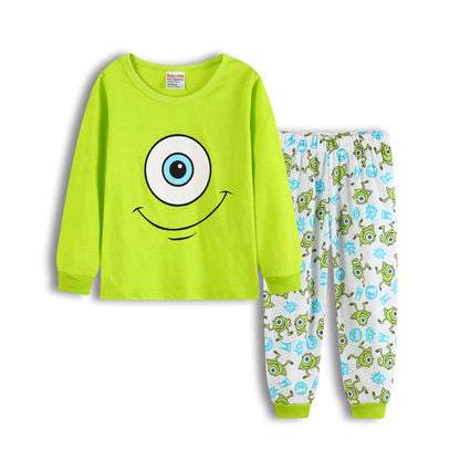 Nuovi set di pigiami per bambini primavera autunno, abbigliamento per ragazzi, pigiami di Lightyear, set di Cars, pigiami di cotone per ragazze di Minnie e Tigger.