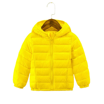 2-9Y NUOVE giacche per bambini e bambine, piumino d'anatra bianco, giacca sportiva invernale alla moda, capospalla, giacca per bambini, abbigliamento per bambine, cappotto invernale caldo