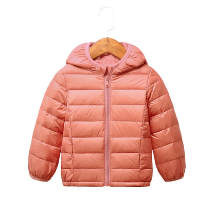 2-9Y NUOVE giacche per bambini e bambine, piumino d'anatra bianco, giacca sportiva invernale alla moda, capospalla, giacca per bambini, abbigliamento per bambine, cappotto invernale caldo