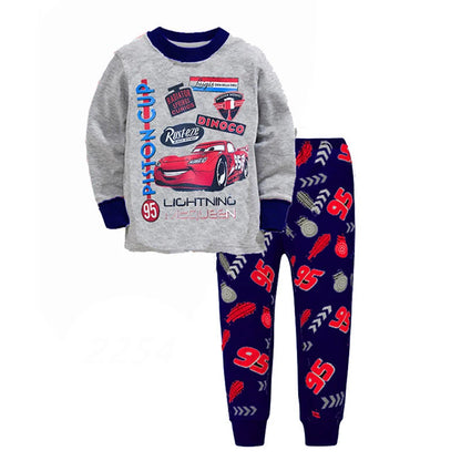 Nuovi set di pigiami per bambini primavera autunno, abbigliamento per ragazzi, pigiami di Lightyear, set di Cars, pigiami di cotone per ragazze di Minnie e Tigger.