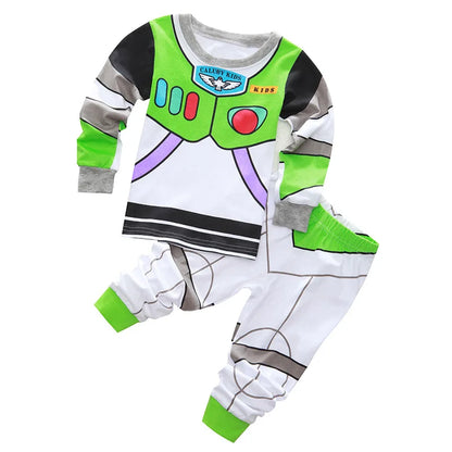 Nuovi set di pigiami per bambini primavera autunno, abbigliamento per ragazzi, pigiami di Lightyear, set di Cars, pigiami di cotone per ragazze di Minnie e Tigger.