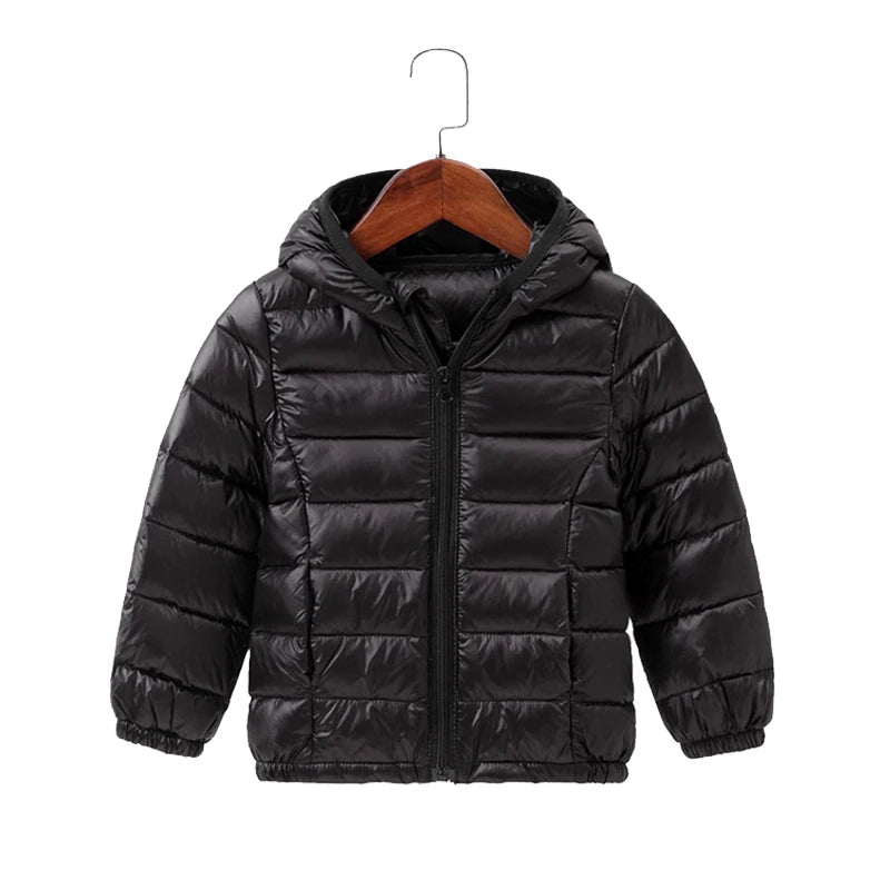 2-9Y NUOVE giacche per bambini e bambine, piumino d'anatra bianco, giacca sportiva invernale alla moda, capospalla, giacca per bambini, abbigliamento per bambine, cappotto invernale caldo
