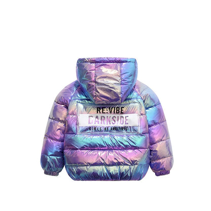 2-9Y NUOVE giacche per bambini e bambine, piumino d'anatra bianco, giacca sportiva invernale alla moda, capospalla, giacca per bambini, abbigliamento per bambine, cappotto invernale caldo