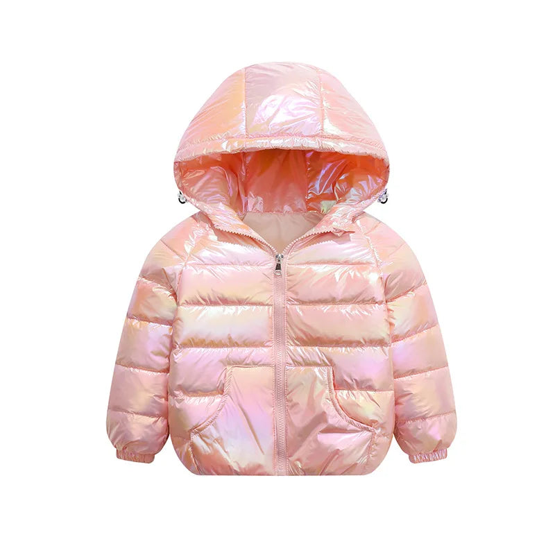 2-9Y NUOVE giacche per bambini e bambine, piumino d'anatra bianco, giacca sportiva invernale alla moda, capospalla, giacca per bambini, abbigliamento per bambine, cappotto invernale caldo