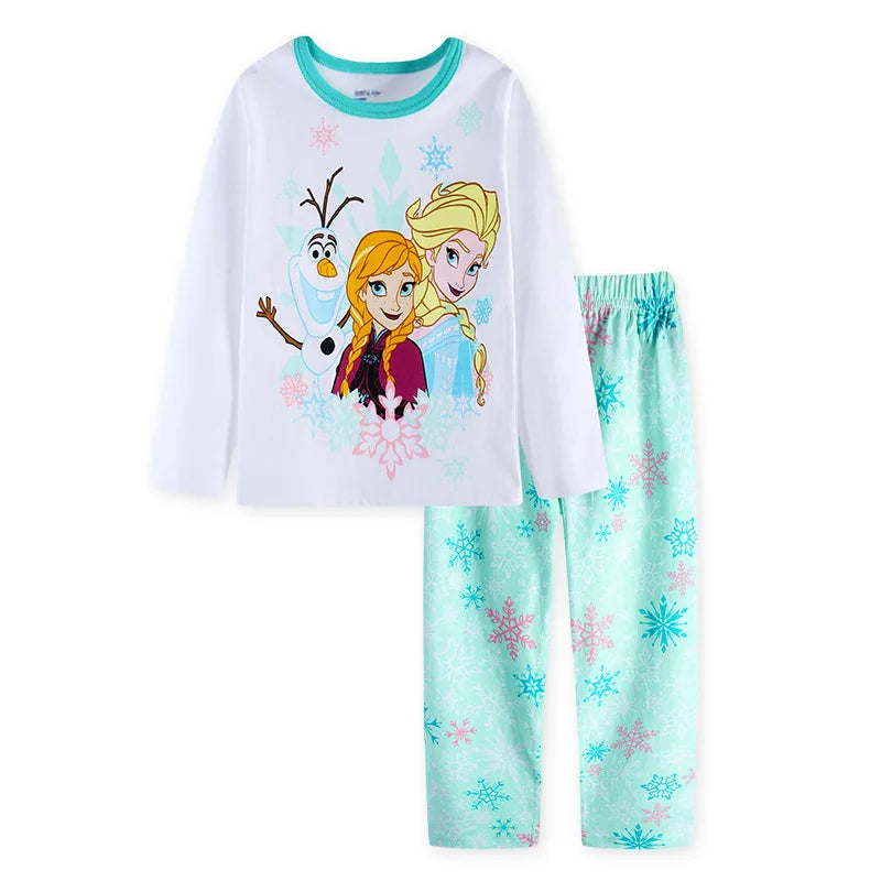 Nuovi set di pigiami per bambini primavera autunno, abbigliamento per ragazzi, pigiami di Lightyear, set di Cars, pigiami di cotone per ragazze di Minnie e Tigger.