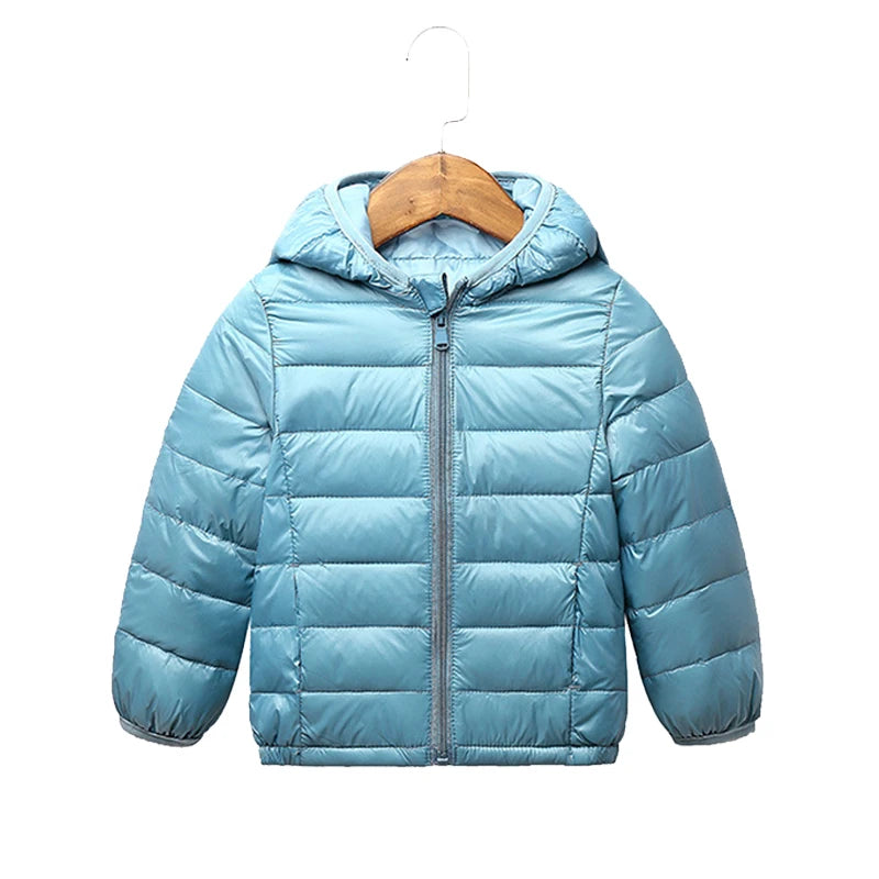 2-9Y NUOVE giacche per bambini e bambine, piumino d'anatra bianco, giacca sportiva invernale alla moda, capospalla, giacca per bambini, abbigliamento per bambine, cappotto invernale caldo