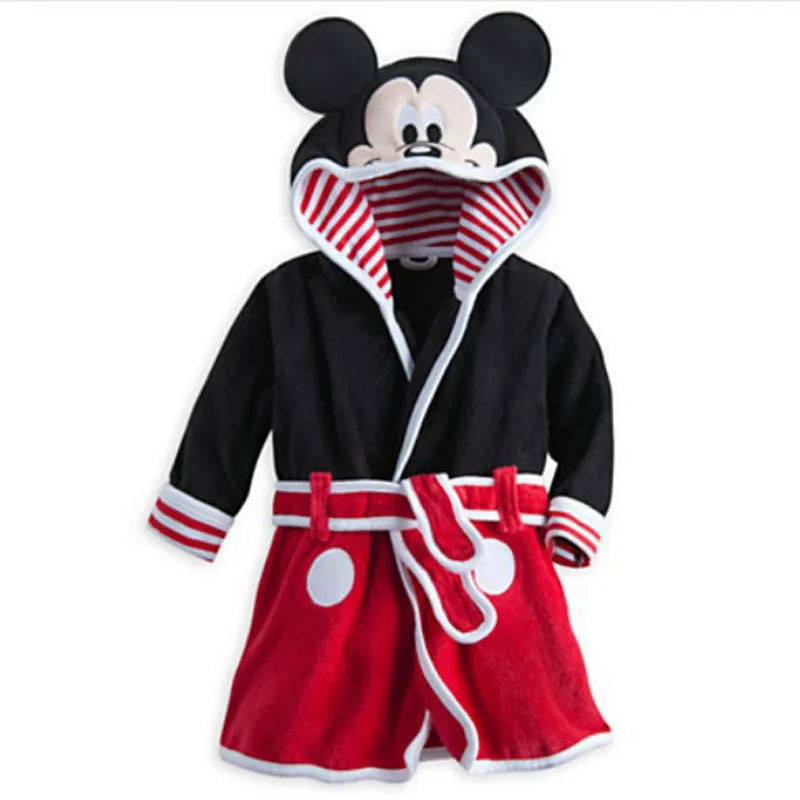 Autunno Inverno Pigiama Bambini Infantil Topolino Minnie Bambini Caldo Pigiama Ragazzi Pigiama Ragazze Pigiama Ragazze Pigiama Animali Abbigliamento da notte in flanella Accappatoio