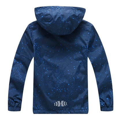 Giacche impermeabili e antivento per bambini e bambine, primavera autunno, capispalla, giacche sportive alla moda, cappotti a doppio strato per bambini
