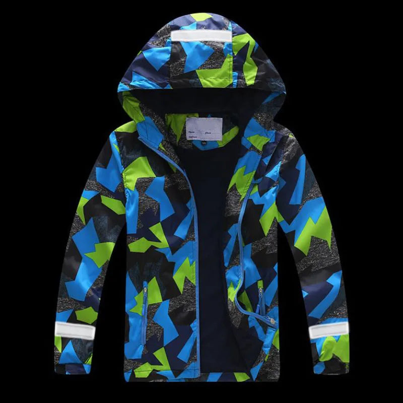 Giacche impermeabili e antivento per bambini e bambine, primavera autunno, capispalla, giacche sportive alla moda, cappotti a doppio strato per bambini