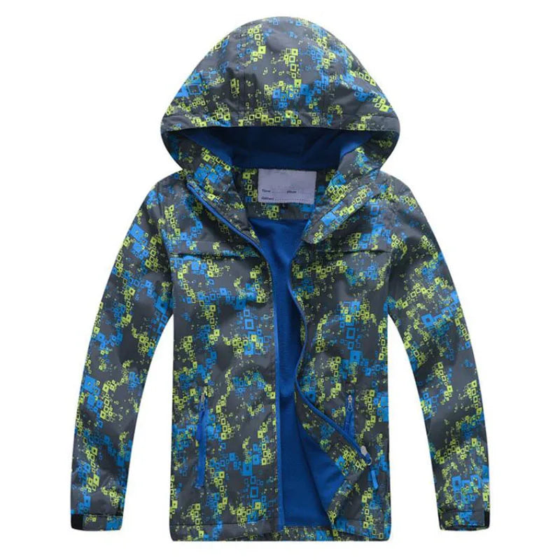 Giacche impermeabili e antivento per bambini e bambine, primavera autunno, capispalla, giacche sportive alla moda, cappotti a doppio strato per bambini