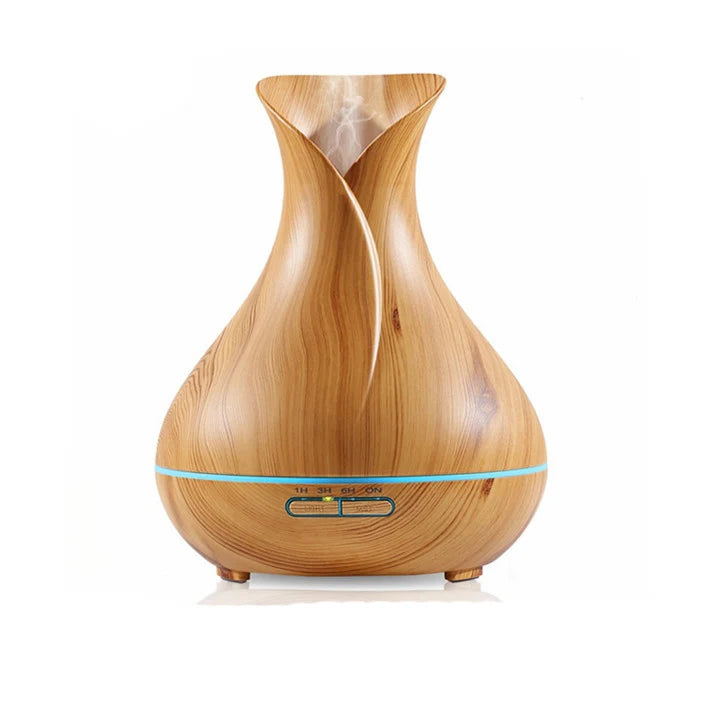 Remore Control Electric Ultrasonic Vase Aromatherapy Essential Oil Diffuser Cool Mist Air Humidifier for Home Room Fragrance