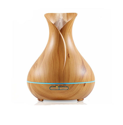 Remore Control Electric Ultrasonic Vase Aromatherapy Essential Oil Diffuser Cool Mist Air Humidifier for Home Room Fragrance