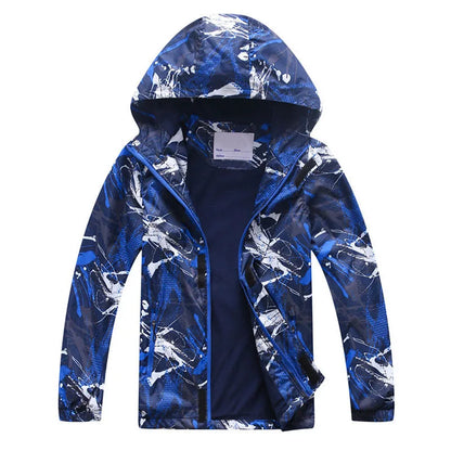 Giacche impermeabili e antivento per bambini e bambine, primavera autunno, capispalla, giacche sportive alla moda, cappotti a doppio strato per bambini