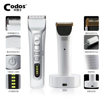 Codos 916 Rechargeable Hair Clipper Professional Hair Trimmer for Barber Hairdressing Tools Men Shaving Hair Cutting Machine