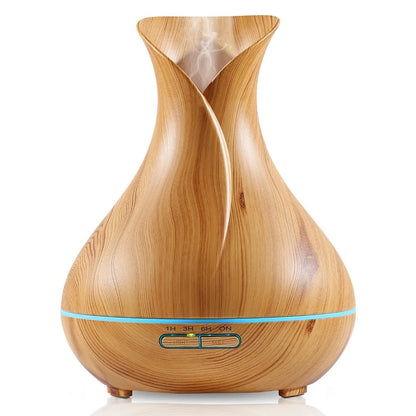 Remore Control Electric Ultrasonic Vase Aromatherapy Essential Oil Diffuser Cool Mist Air Humidifier for Home Room Fragrance