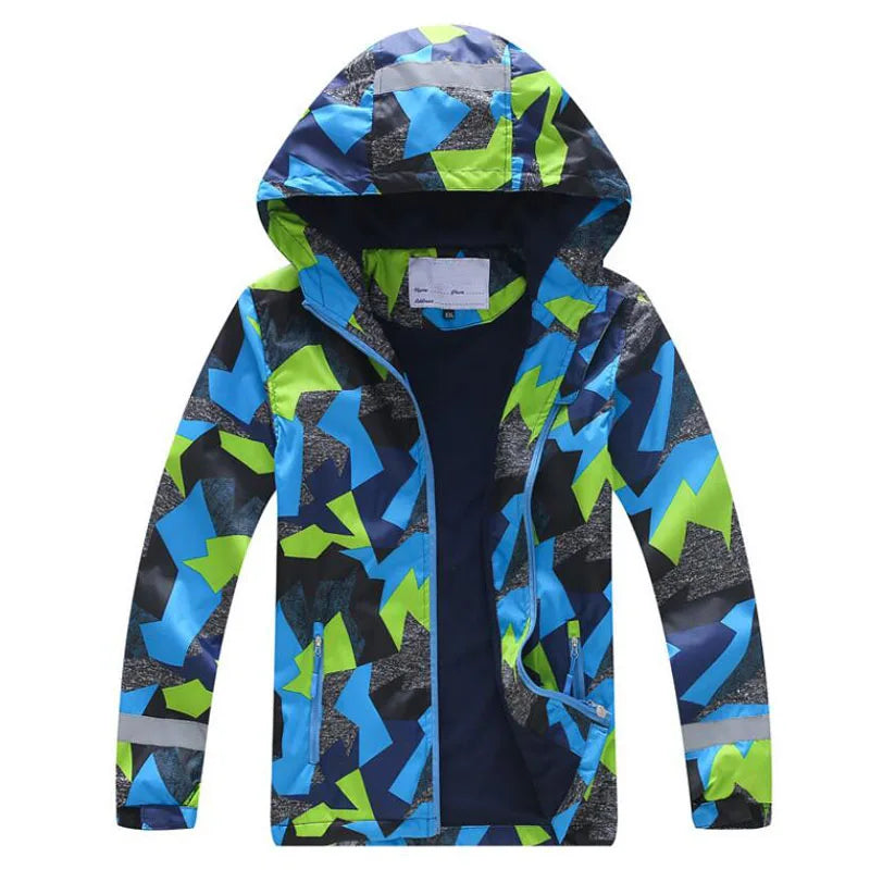 Giacche impermeabili e antivento per bambini e bambine, primavera autunno, capispalla, giacche sportive alla moda, cappotti a doppio strato per bambini