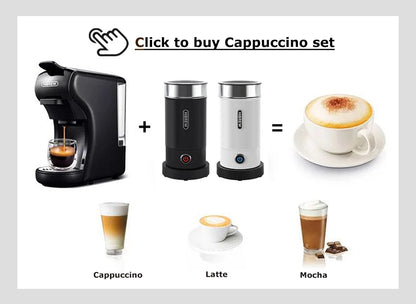 Macchina per caffè HiBREW 19 bar 4 in 1 calda e fredda capsule multiple espresso Cafetera Pod Coffee Maker Dolce Milk Nexpresso Powder H1A