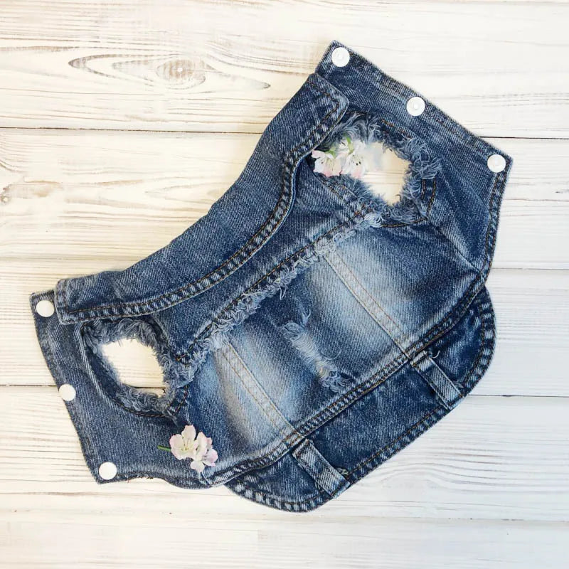Abbigliamento per gatti Sphinx per gatti di piccola, media e grande taglia, giacca di jeans per gatti lavata scura, cappotto in denim per primavera e autunno, costume per gatti, abbigliamento per animali domestici