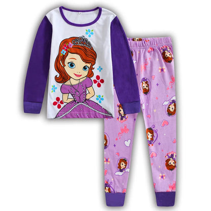 Nuovi set di pigiami per bambini primavera autunno, abbigliamento per ragazzi, pigiami di Lightyear, set di Cars, pigiami di cotone per ragazze di Minnie e Tigger.