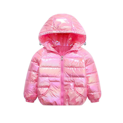 2-9Y NUOVE giacche per bambini e bambine, piumino d'anatra bianco, giacca sportiva invernale alla moda, capospalla, giacca per bambini, abbigliamento per bambine, cappotto invernale caldo