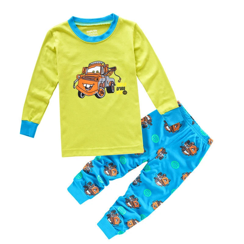 Nuovi set di pigiami per bambini primavera autunno, abbigliamento per ragazzi, pigiami di Lightyear, set di Cars, pigiami di cotone per ragazze di Minnie e Tigger.