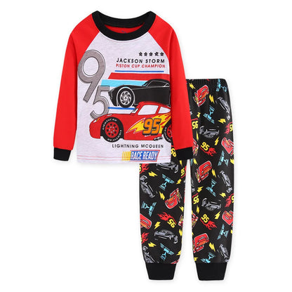 Nuovi set di pigiami per bambini primavera autunno, abbigliamento per ragazzi, pigiami di Lightyear, set di Cars, pigiami di cotone per ragazze di Minnie e Tigger.