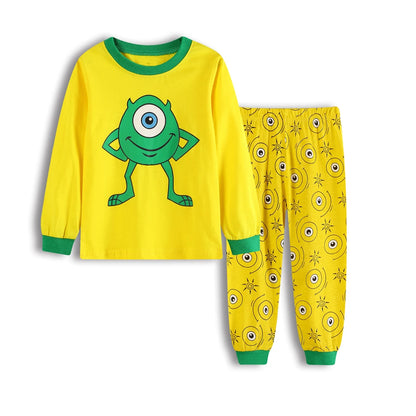 Nuovi set di pigiami per bambini primavera autunno, abbigliamento per ragazzi, pigiami di Lightyear, set di Cars, pigiami di cotone per ragazze di Minnie e Tigger.